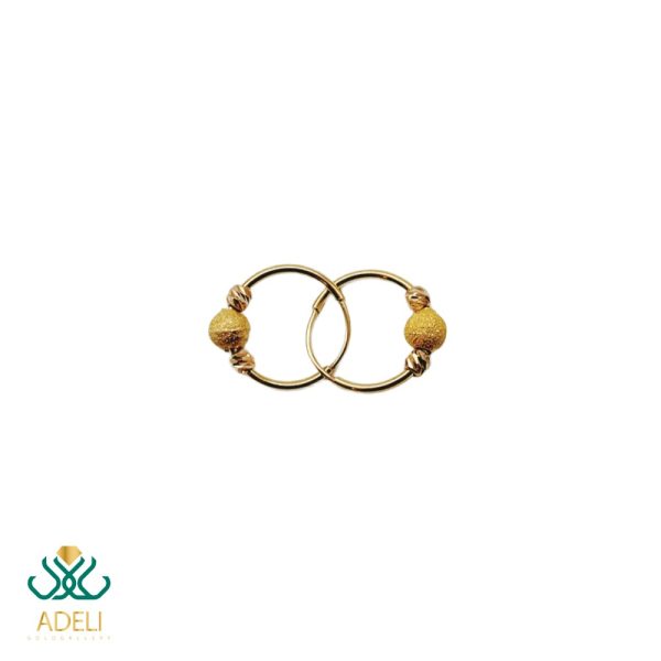 گوشواره طلا حلقه ای البرنادو