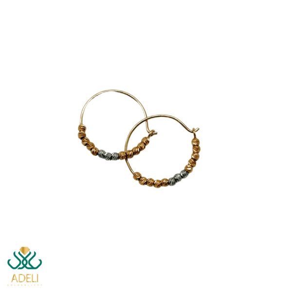 گوشواره طلا حلقه ای البرنادو