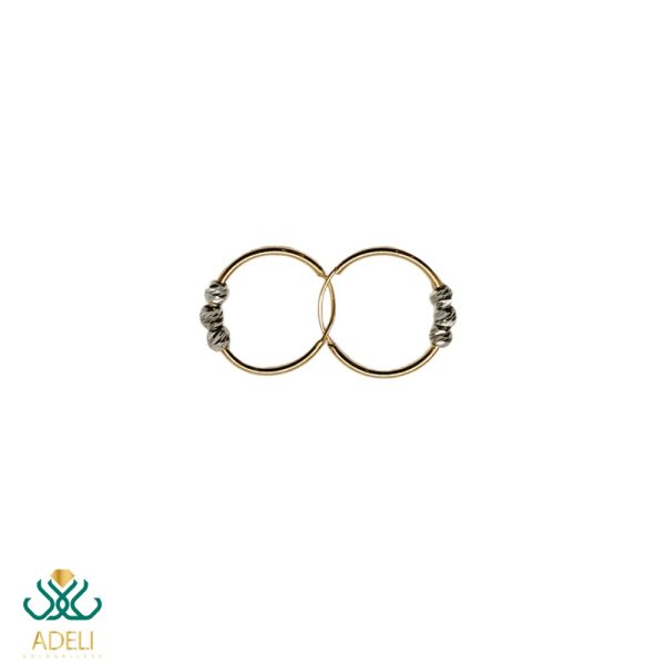 گوشواره طلا حلقه ای البرنادو