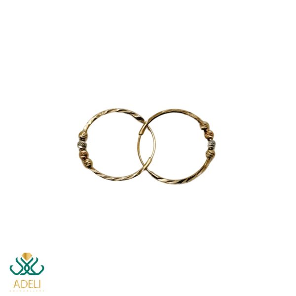 گوشواره طلا حلقه ای البرنادو