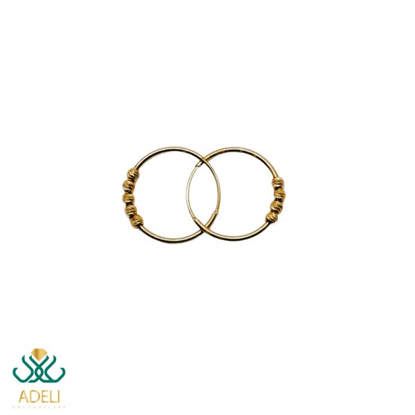گوشواره طلا حلقه ای البرنادو