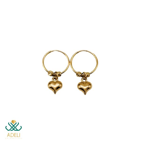 گوشواره طلا حلقه ای البرنادو