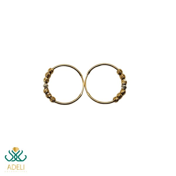 گوشواره طلا حلقه ای البرنادو
