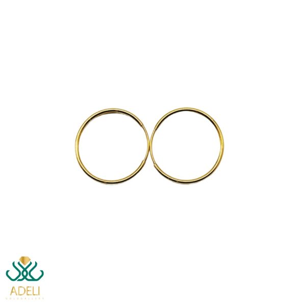 گوشواره طلا حلقه ای ساده