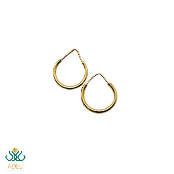 گوشواره طلا حلقه ای ساده
