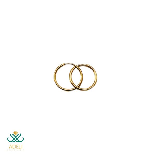 گوشواره طلا حلقه ای ساده