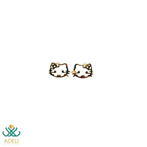 گوشواره طلا میخی کیتی