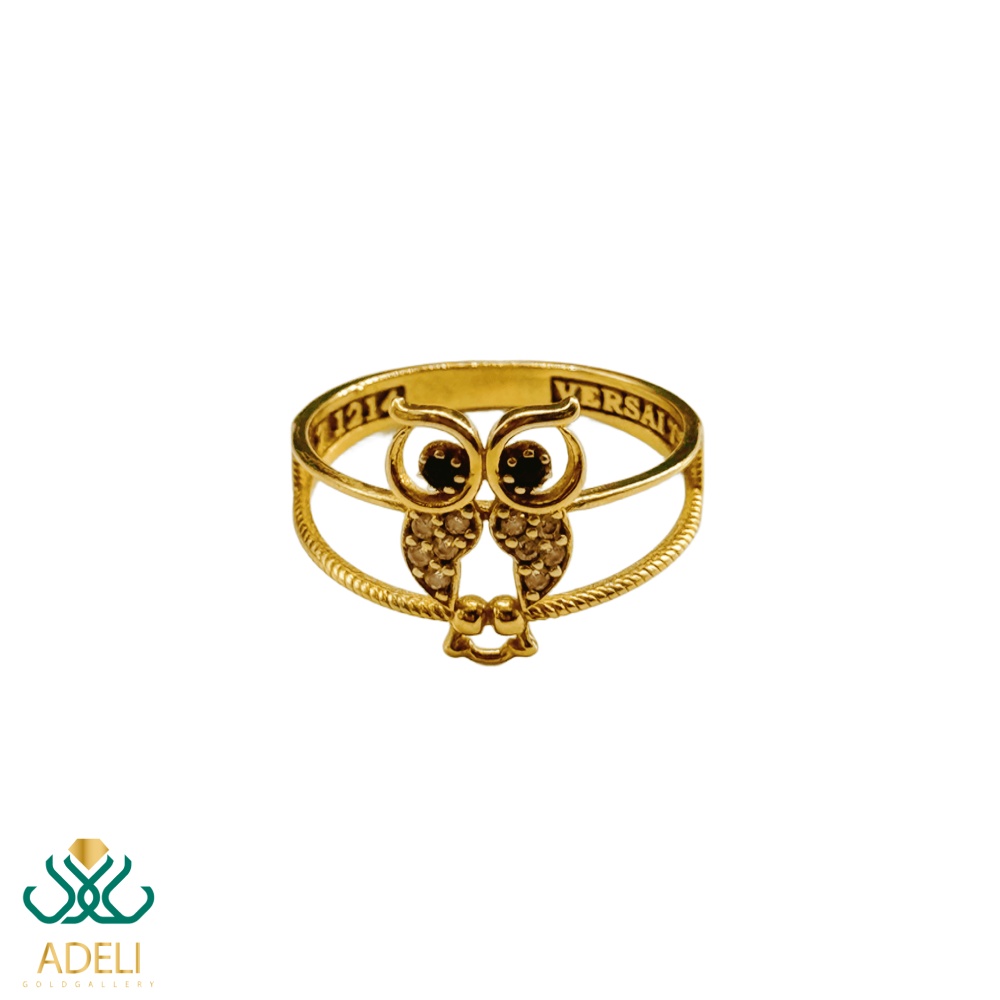 انگشتر طلای جغد انگشتر طلای جغد