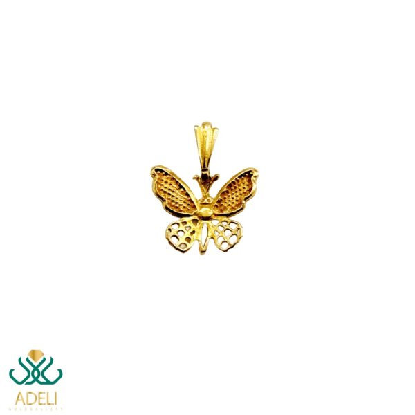 پلاک طلا پروانه