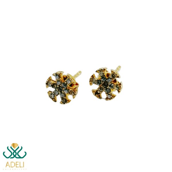 گوشواره طلا چسبان برف