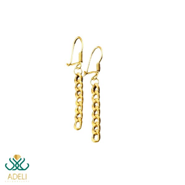 گوشواره طلا آویز کارتیر