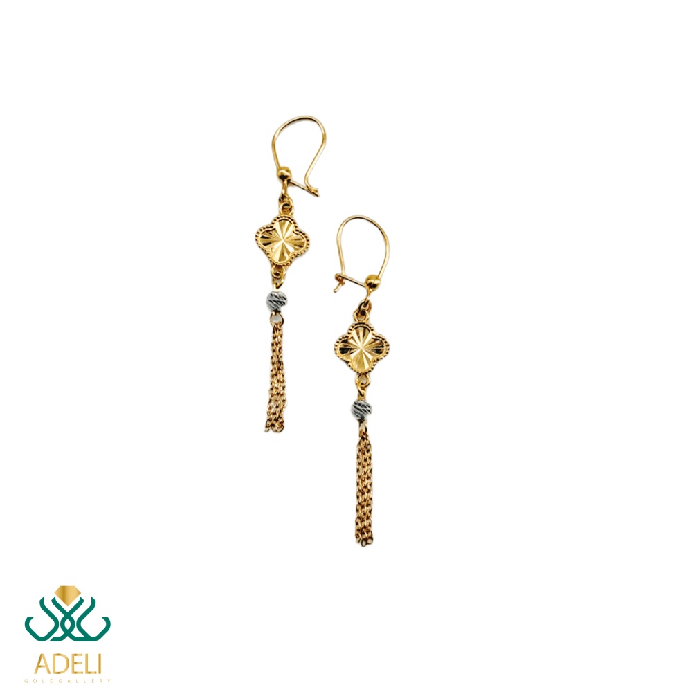 گوشواره طلا آویز ونکلیف گوشواره طلا آویز ونکلیف