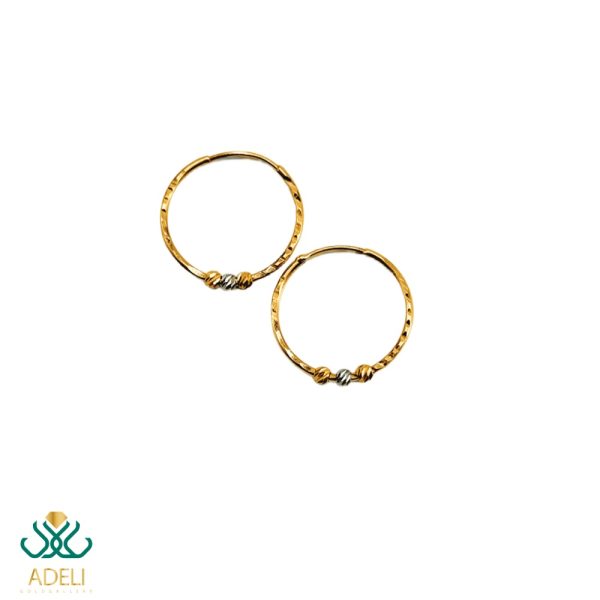 گوشواره طلا حلقه ای البرنادو