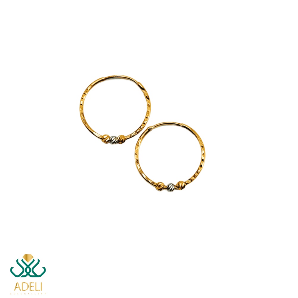 گوشواره طلا حلقه ای البرنادو گوشواره طلا حلقه ای البرنادو