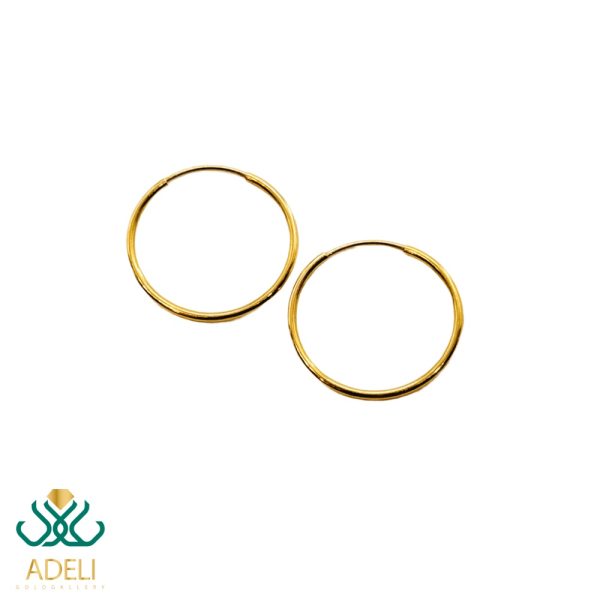 گوشواره طلا حلقه ای ساده